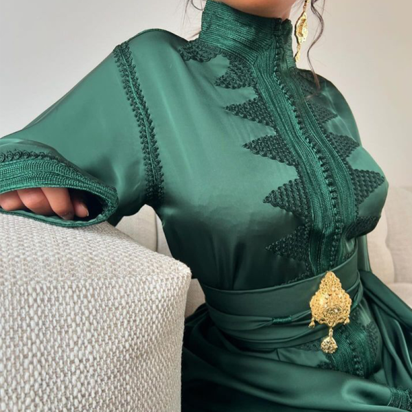 Caftan femme vert